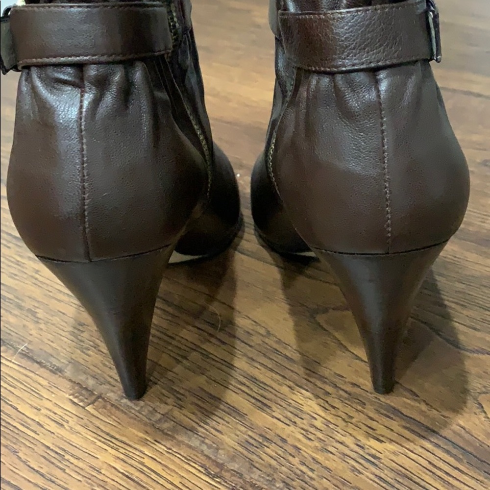 MICHAEL Michael Kors slouchy brown leather ankle boots - Picture 5 of 8